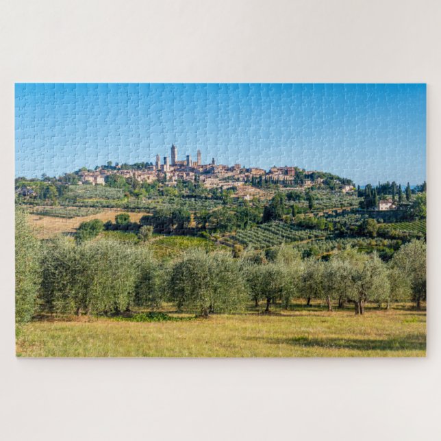 Puzzle Vue panoramique de San Gimignano, Toscane (Horizontal)