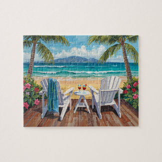 Puzzle Vue Paradis Tropical