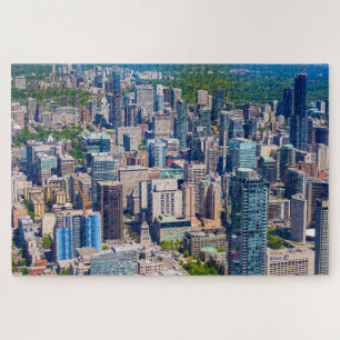 Puzzle Vue pittoresque de Toronto depuis la tour du CN, C