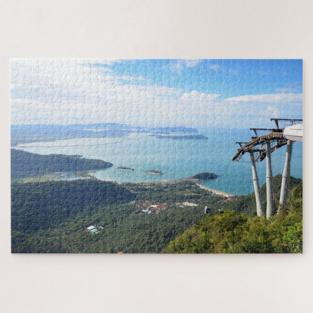 Puzzle Vue pittoresque Langkawi Mountain Cable Car Souven (Horizontal)