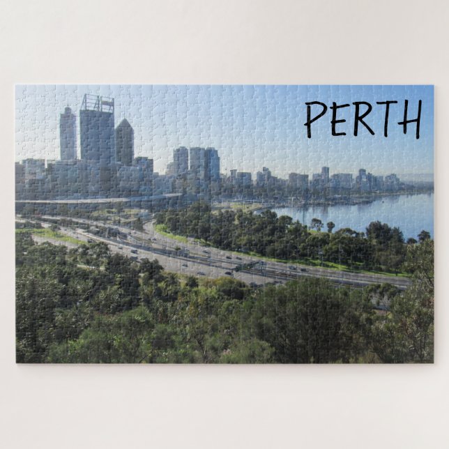Puzzle vue sur la ville de perth (Horizontal)