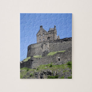 Puzzle Vue sur le château d'Édimbourg, Edimbourg, Ecoss