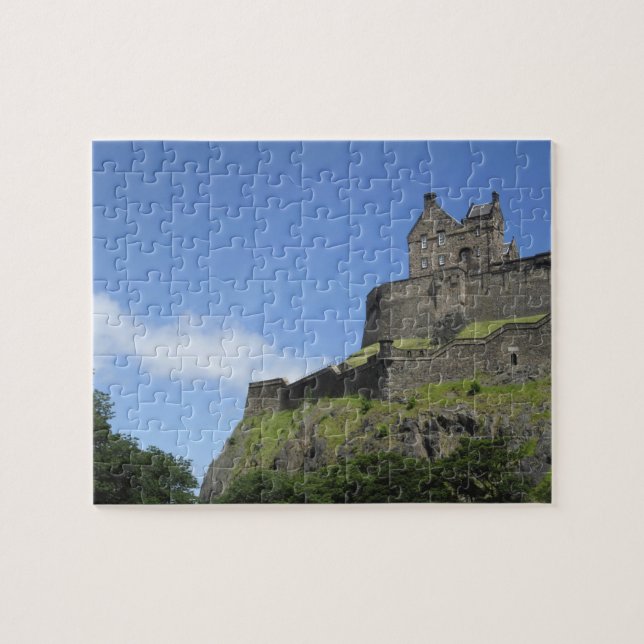 Puzzle Vue sur le château d'Édimbourg, Édimbourg, Écosse, (Horizontal)