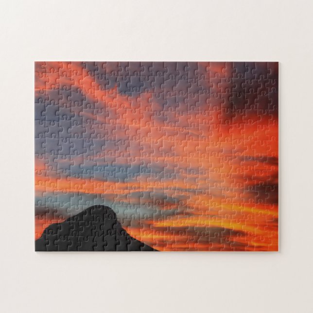 Puzzle Vue sur le coucher de soleil de Cape Town (Horizontal)