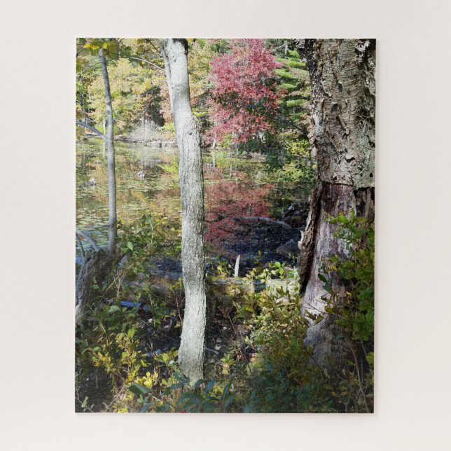Puzzle vue sur le lac (Vertical)