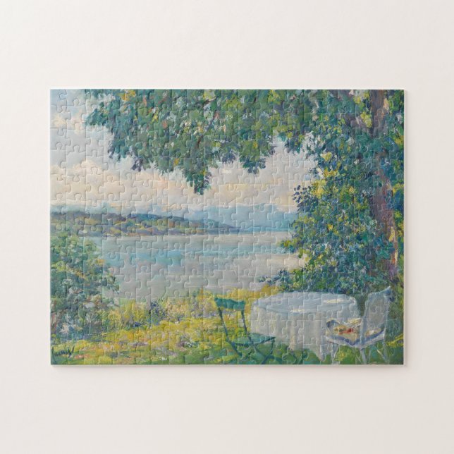 Puzzle Vue sur le lac Starnberg | Edward Cucuel (Horizontal)