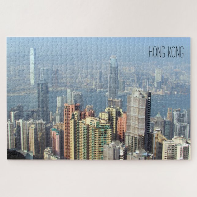 Puzzle vue sur l'île de hong kong (Horizontal)