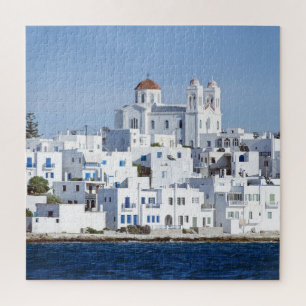Puzzle Vue sur l'île de Paros Village Naoussa