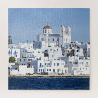 Puzzle Vue sur l'île de Paros Village Naoussa