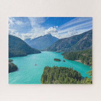 Puzzle vue sur un lac glaciaire