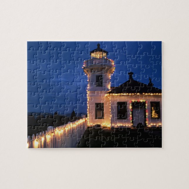 Puzzle WA, Mukilteo, phare de Mukilteo, établi en 2 (Horizontal)