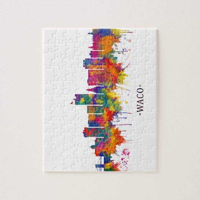 Puzzle Waco Texas Skyline (Vertical)