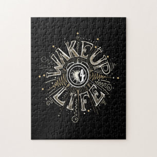 Puzzle WAKE UP 4 LIFE quota illustration