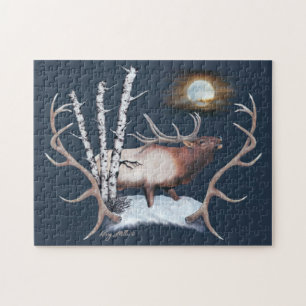 Puzzle Wapiti mâle