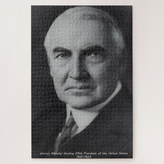 Puzzle Warren Gamalie Harding 29e président américain (Vertical)
