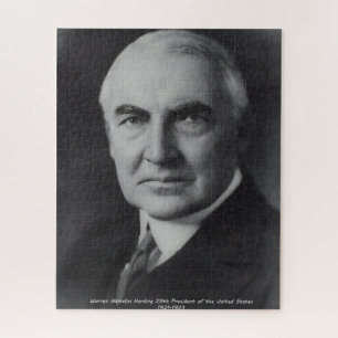 Puzzle Warren Gamaliel Harding 29e président des États-Un
