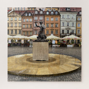 Puzzle Warsaw Mermaid Poland Old Town