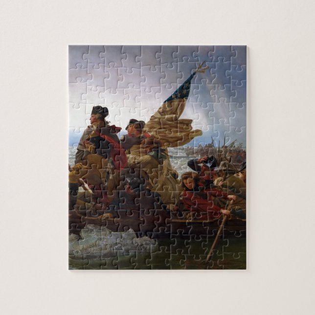 Puzzle Washington art vintage croisant Delaware - USA (Vertical)