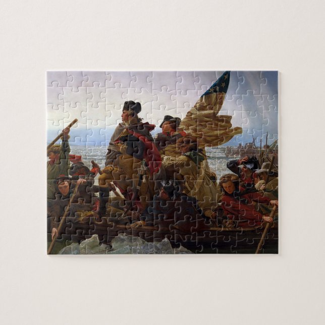 Puzzle Washington Crossing Delaware Art (Horizontal)