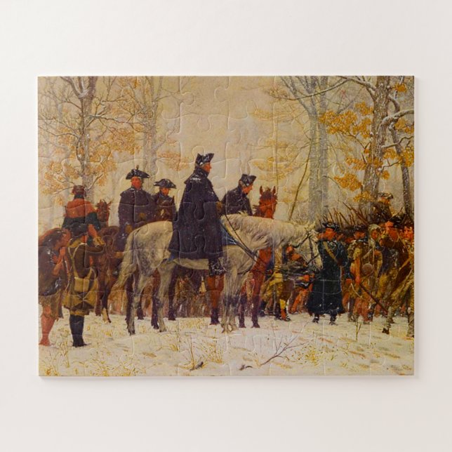 Puzzle Washington Mars Valley Forge William Trego 1883 (Horizontal)