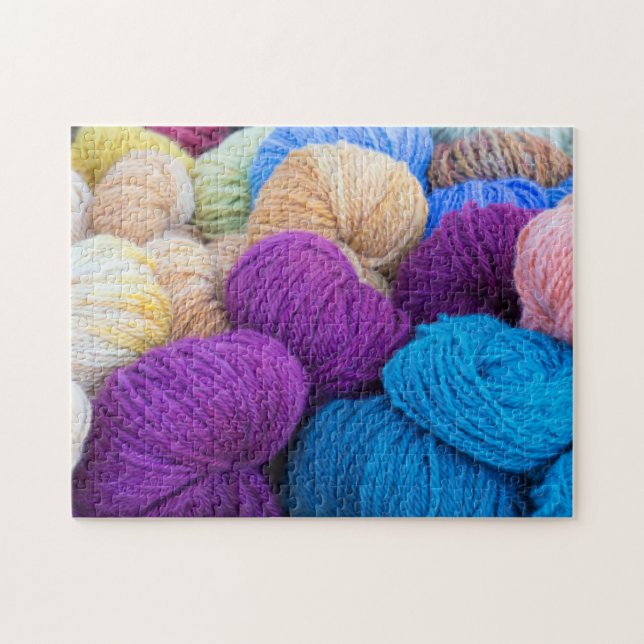 Puzzle Washington, Seabeck. Boules de fil coloré (Horizontal)