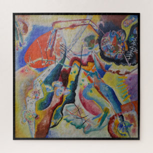Puzzle Wassily Kandinsky, Peinture avec une tache rouge