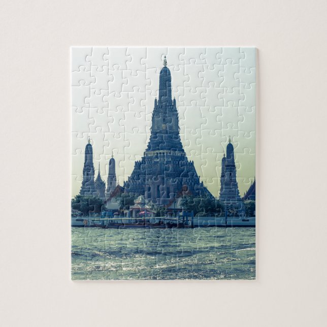 Puzzle Wat Arun temple avec River Thailand Bangkok (Vertical)