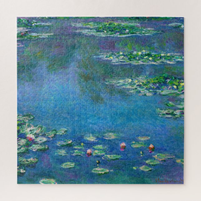 Puzzle Water Lilies by Claude Monet (Vertical)