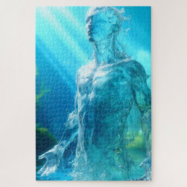 Puzzle Water Man (Vertical)