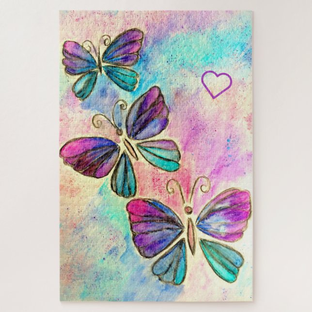 Puzzle Watercolor (Vertical)