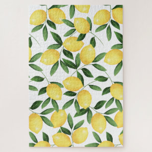 PUZZLE WATERCOLOR LEMONS