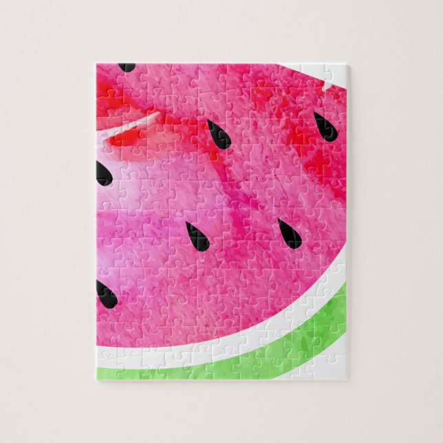 Puzzle Watercolor Watermelon (Vertical)