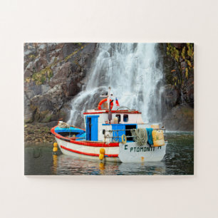 Puzzle Waterfall & boat 30-pc