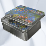 Puzzle Waterlilies by Claude Monet, Vintage Nature Art<br><div class="desc">Waterlilies by Claude Monet is a vintage impressionism fine art nature painting featuring waterlily flowers in a pond in Monet's garden at his home in Giverny, France. Beautiful flowers are floating in the water and green weeping willow trees are casting a reflection. Claude Monet enjoyed painting "en plein air" or...</div>