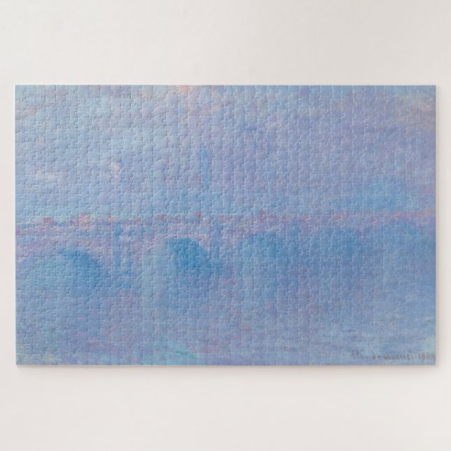 Puzzle Waterloo Bridge, effet de brouillard 1903 – Claude (Horizontal)