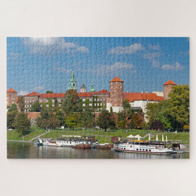 Puzzle Wawel Castle Riverside Vue (Horizontal)