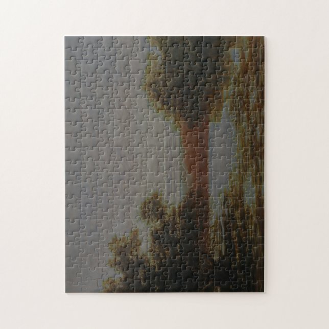 Puzzle Wc Piguenit - Une mangrove australienne, marée bas (Vertical)