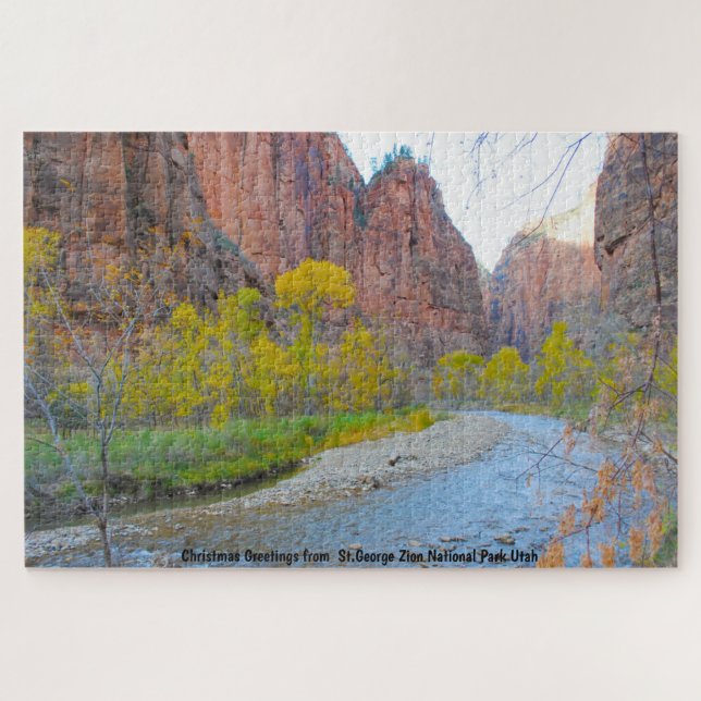 Puzzle We Love St. George Zion National Park Utah Jigsaw (Horizontal)
