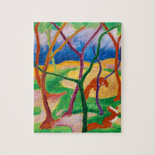 Puzzle Weasels au jeu de Franz Marc