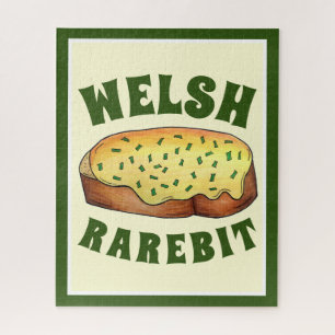 Puzzle Welsh Rarebit Savoureux Fromage Toast British Food