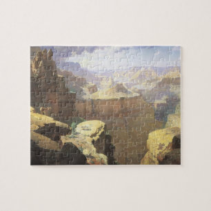 Puzzle West Art d'Amérique vintage, Grand Canyon par Leig