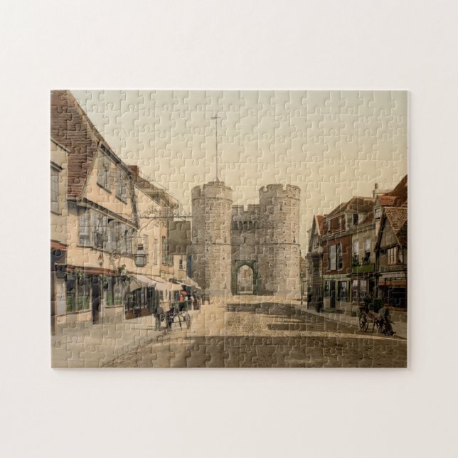 Puzzle West Gate, Canterbury, Kent, Angleterre (Horizontal)