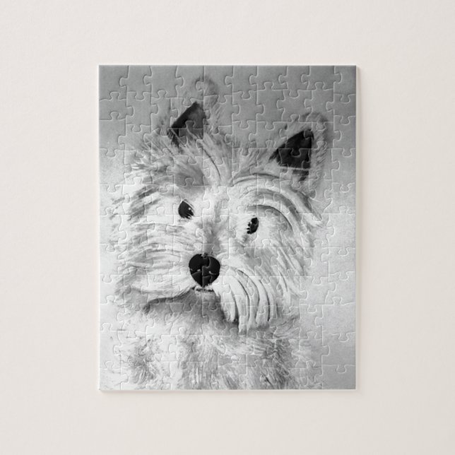 Puzzle West Highland White Terrier (Vertical)
