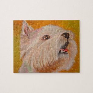 Puzzle West Highland White Terrier Portrait