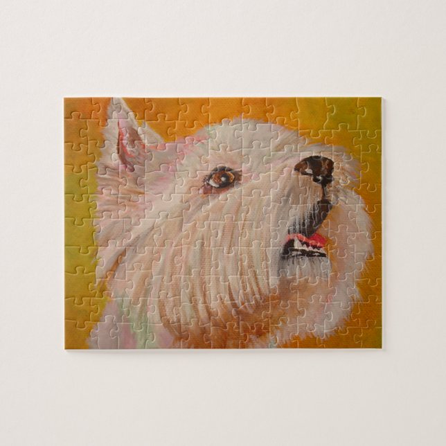 Puzzle West Highland White Terrier Portrait (Horizontal)