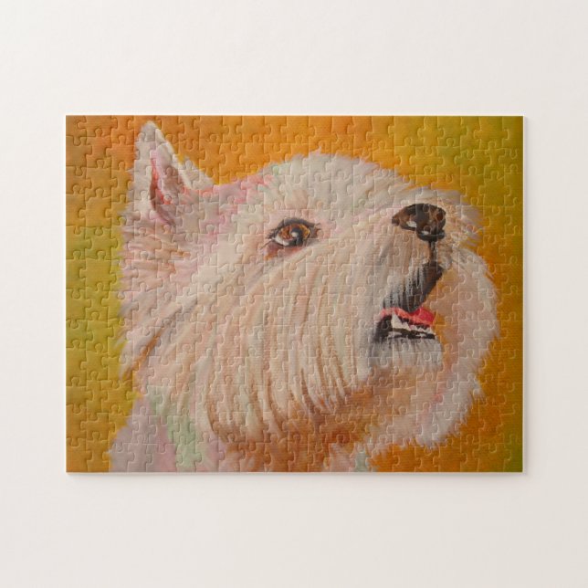 Puzzle West Highland White Terrier Portrait (Horizontal)