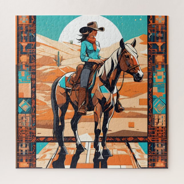 Puzzle Western Adventurer 4 (Vertical)