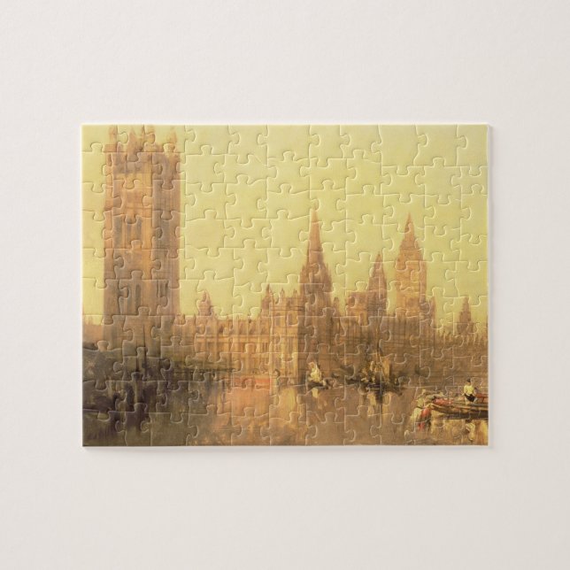 Puzzle Westminster : Chambres du Parlement, c.1860 (huile (Horizontal)
