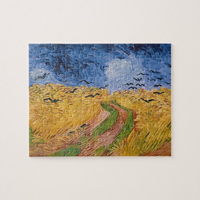 Puzzle Wheatfield de Vincent van Gogh | avec des (Horizontal)