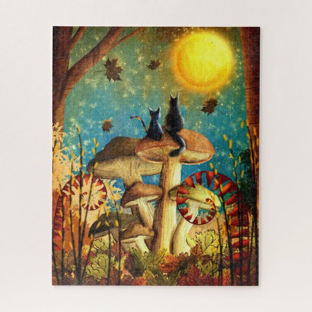 Puzzle Whimsical Cats (Vertical)